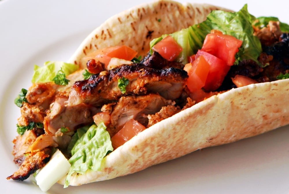 19. Chicken Kabob Wrap