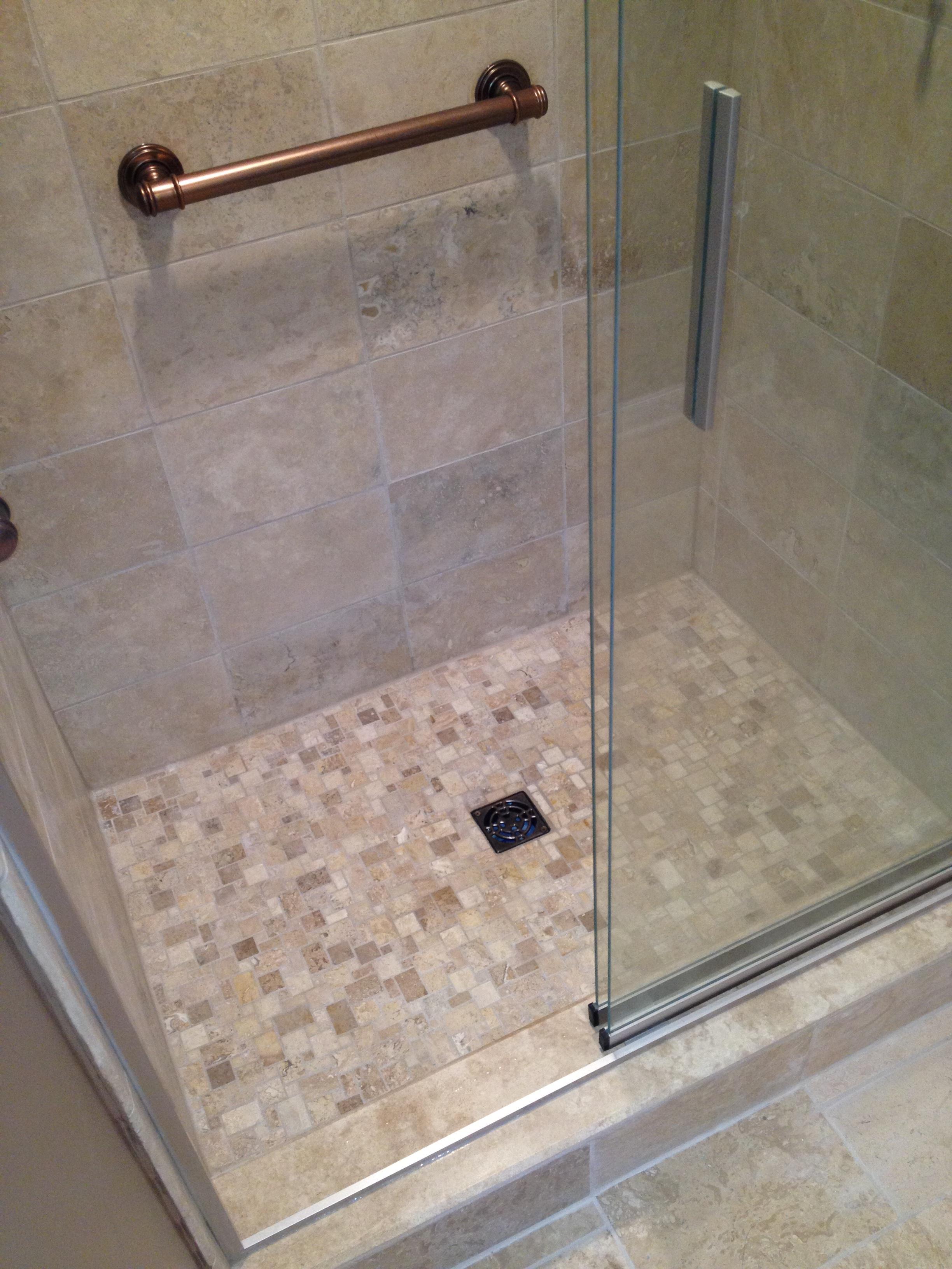 Newly framed custom Schluter shower