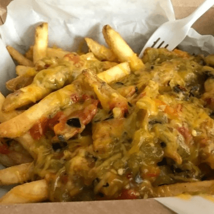 Green Chili Cheese Fries (Pork)