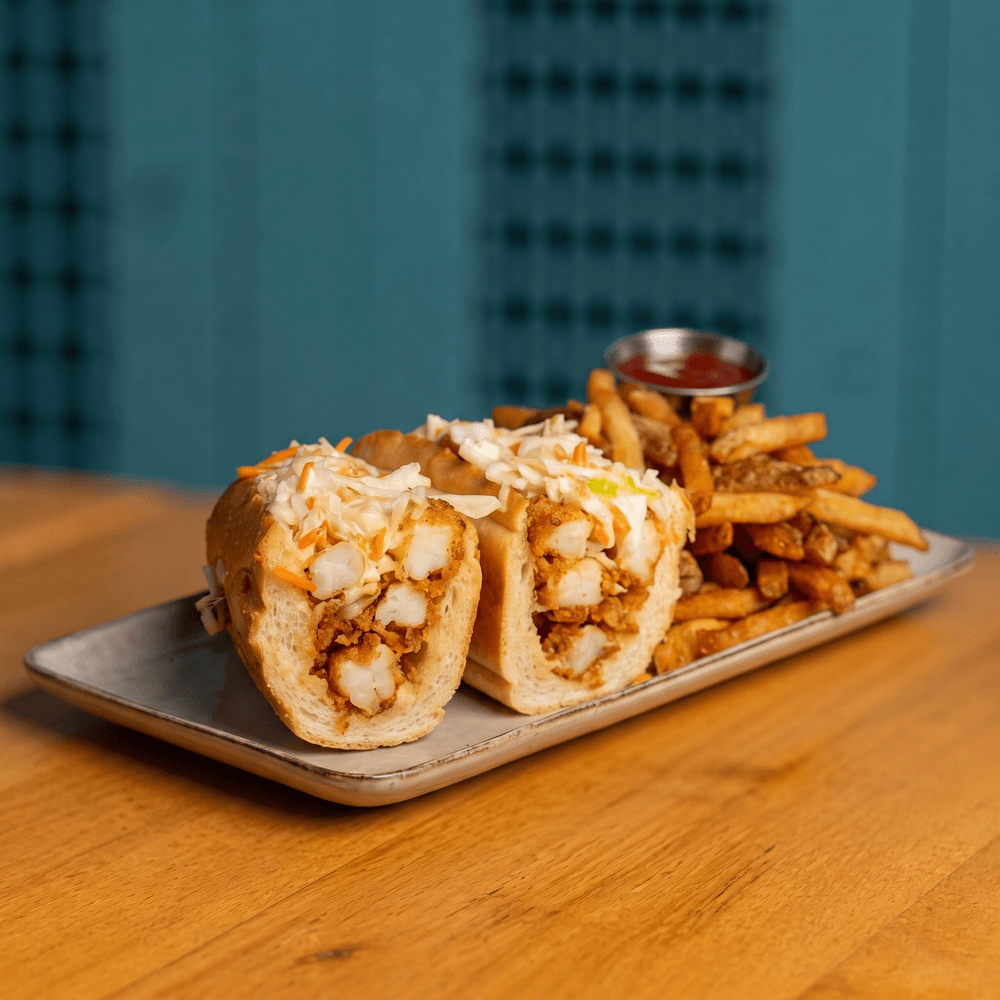 Shrimp Po'boy Sandwich