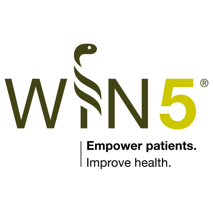 Logo von WIN5   Empower patients. Improve health.