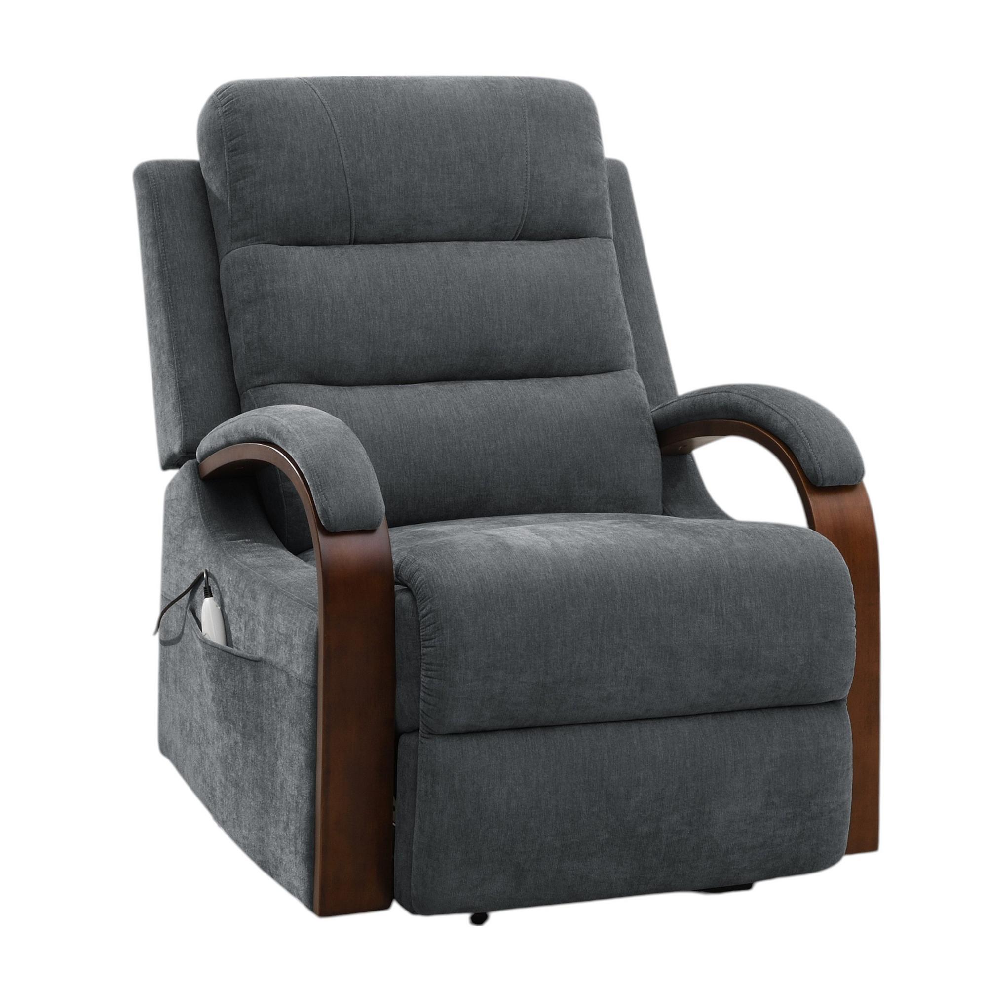 Kayla Power Lift Chair w/Massage & Heat - Gray
