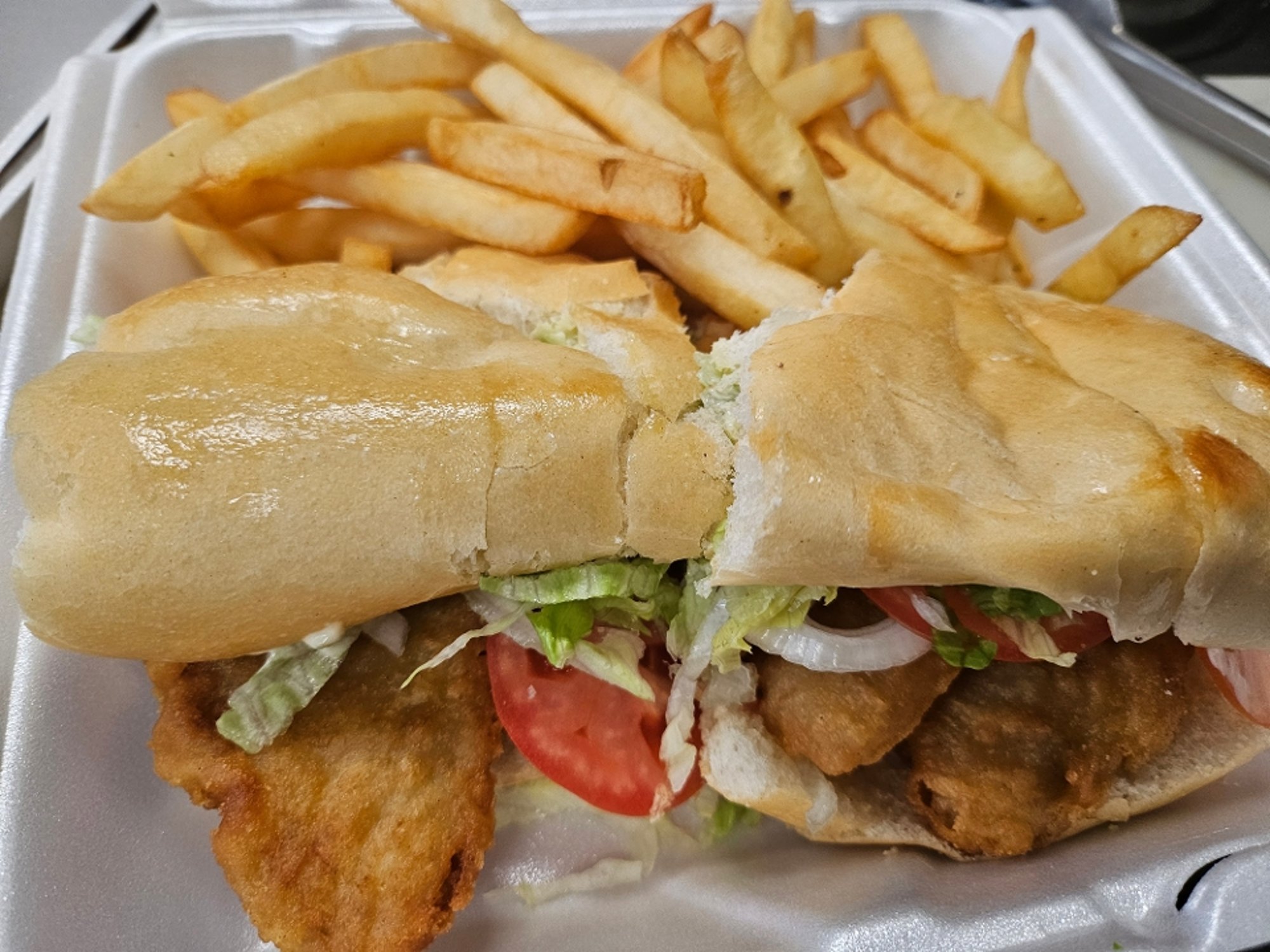 South Beach Fish Sandwich / sandwich de pescado