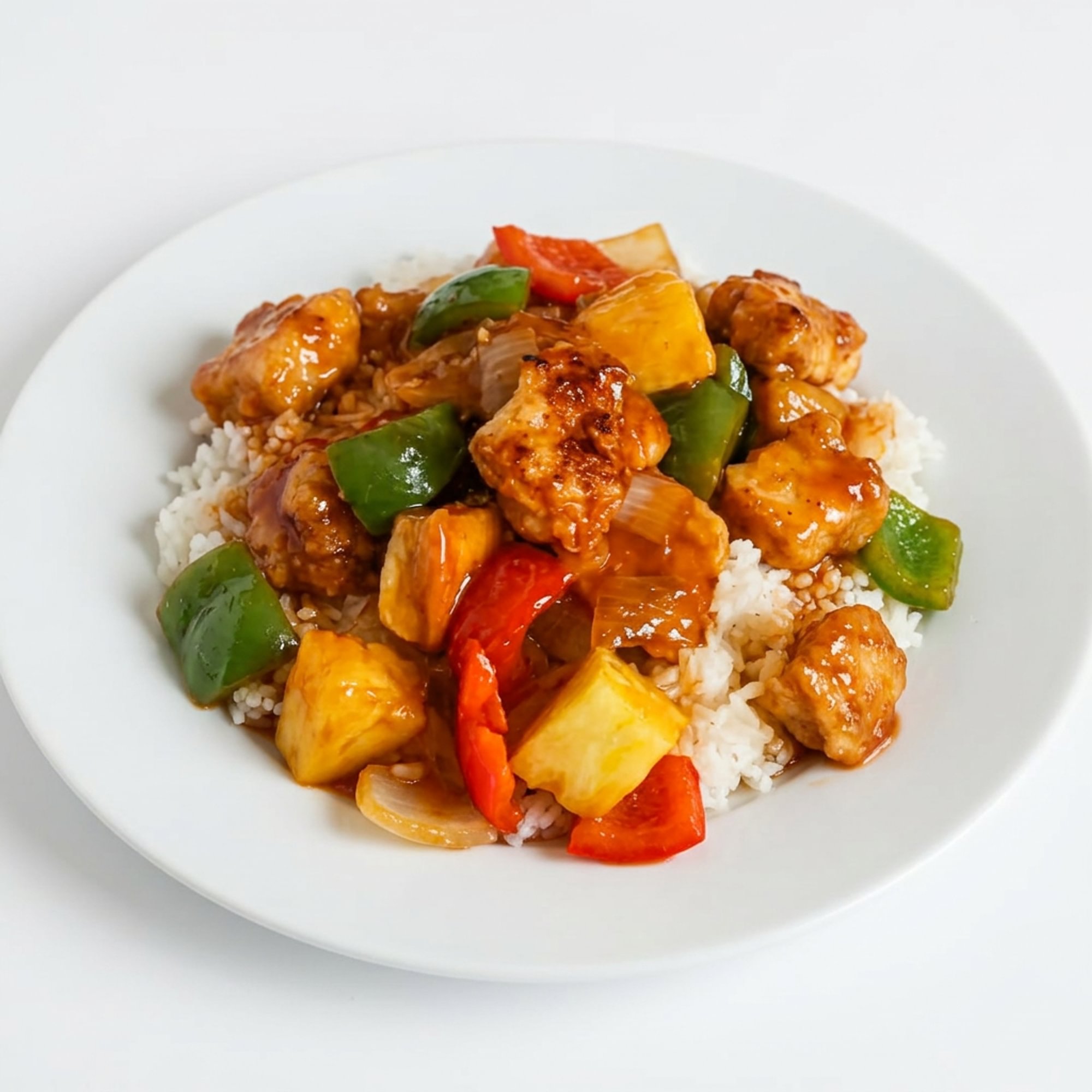 Sweet & Sour Chicken and Rice