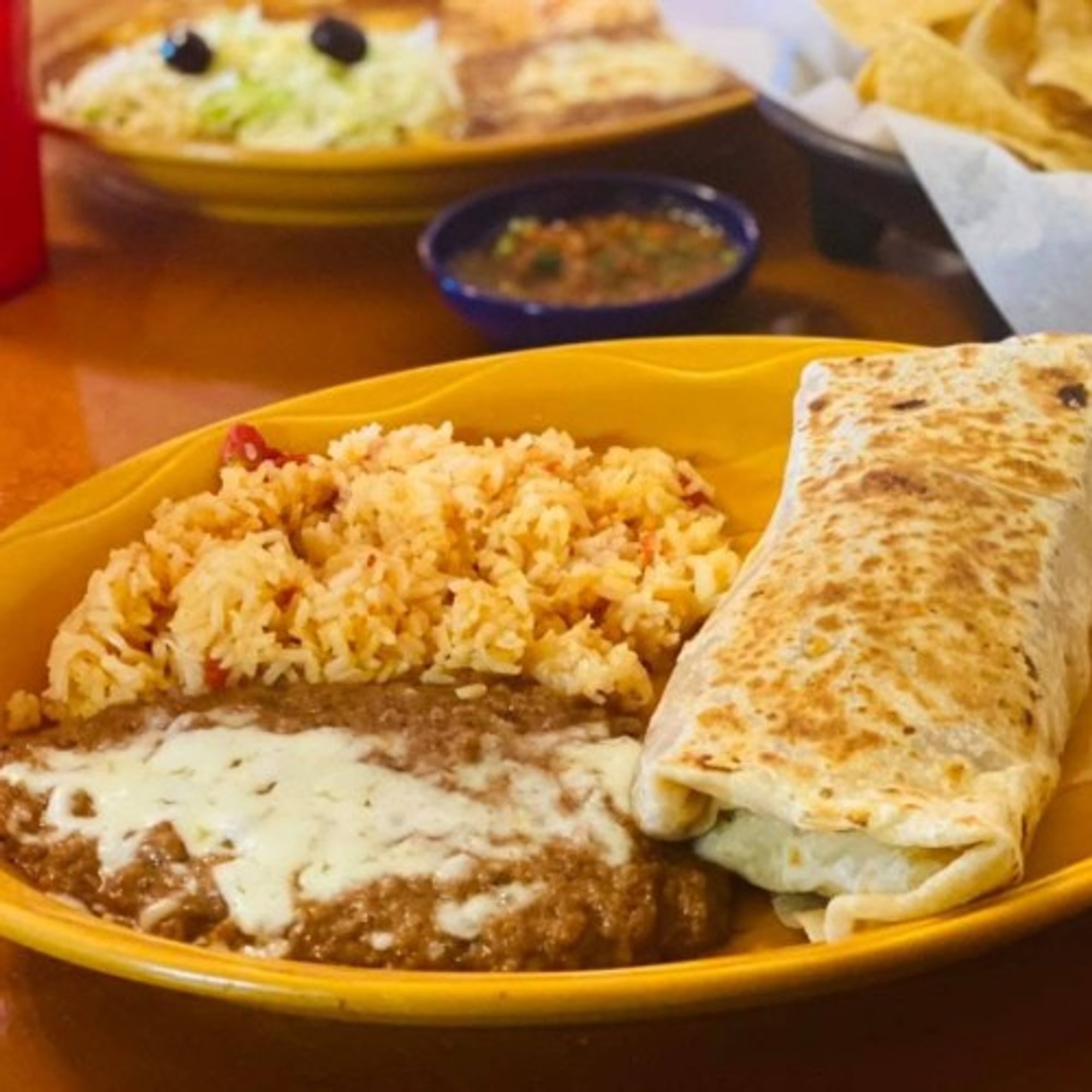 9. Carne Asada Burrito Dinner