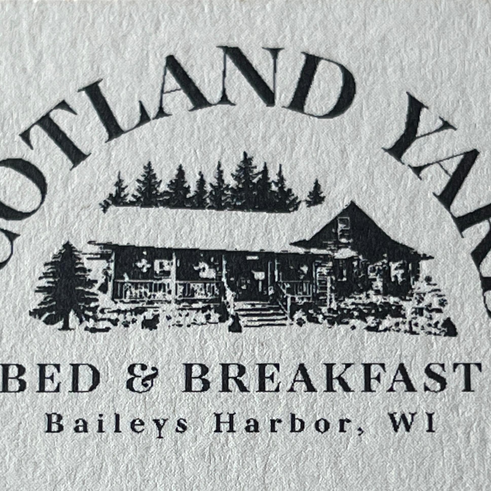 Door County Scotland Yard Bed &amp; Breakfast Logo