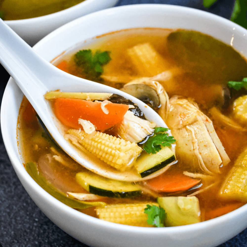 Hot & Sour Vegetables Soup