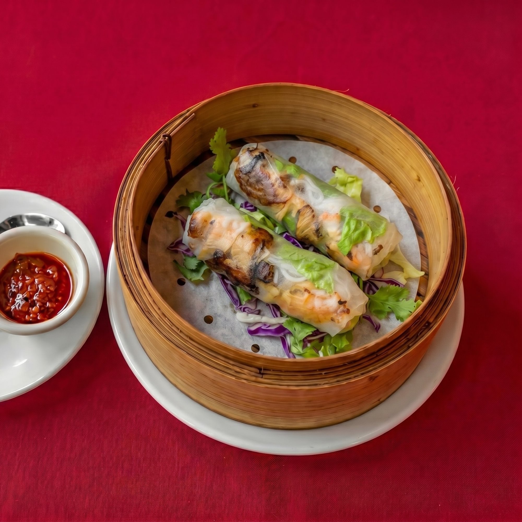 Grilled Chicken Spring Roll