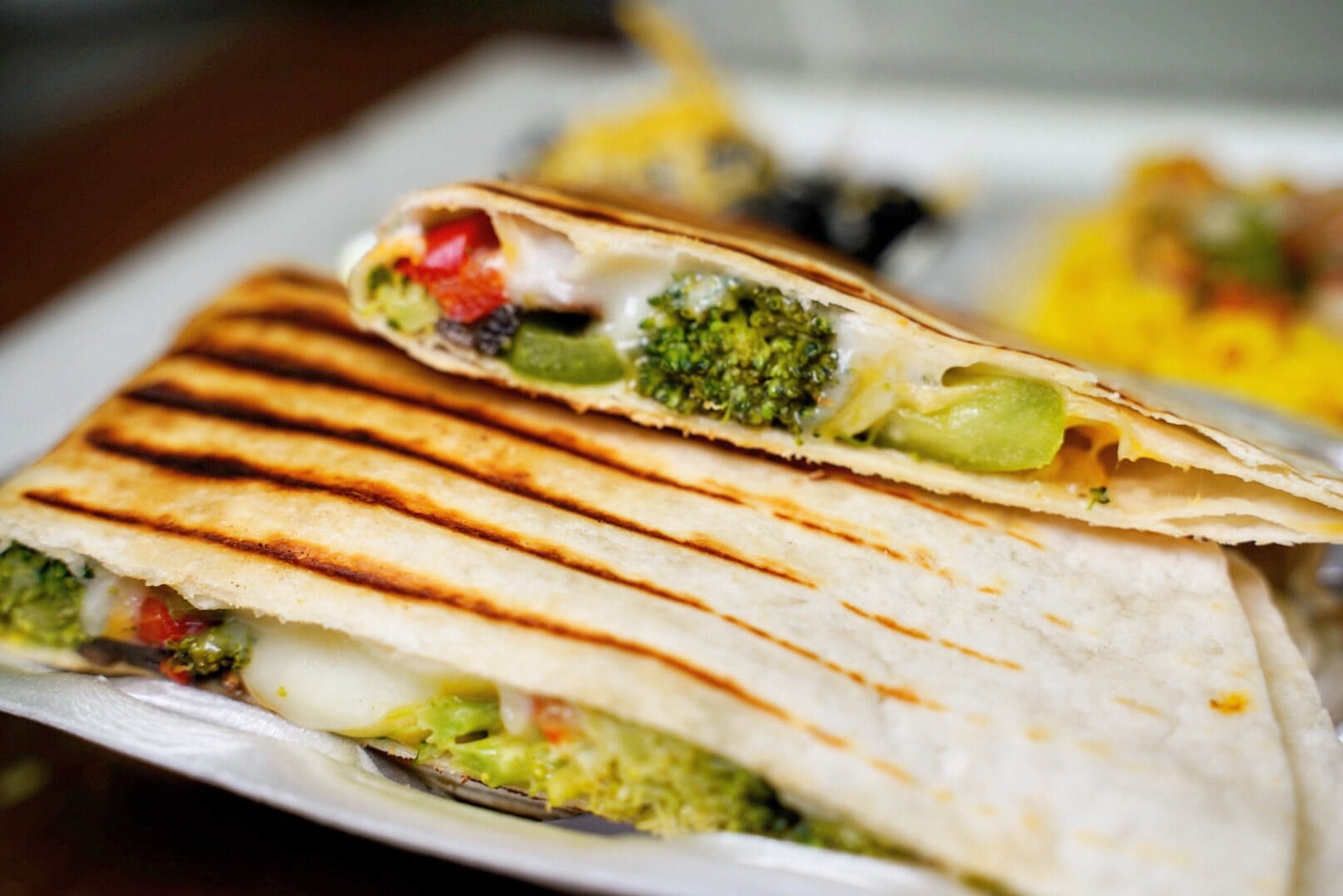 Grilled Veggie Quesadilla