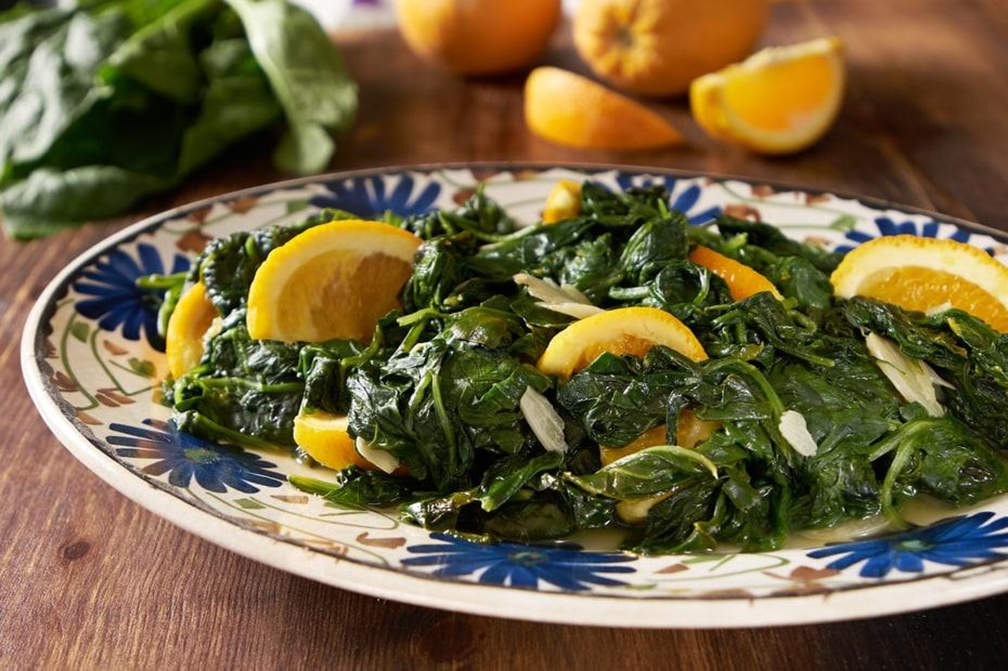 Spinach in Olive & Garlic