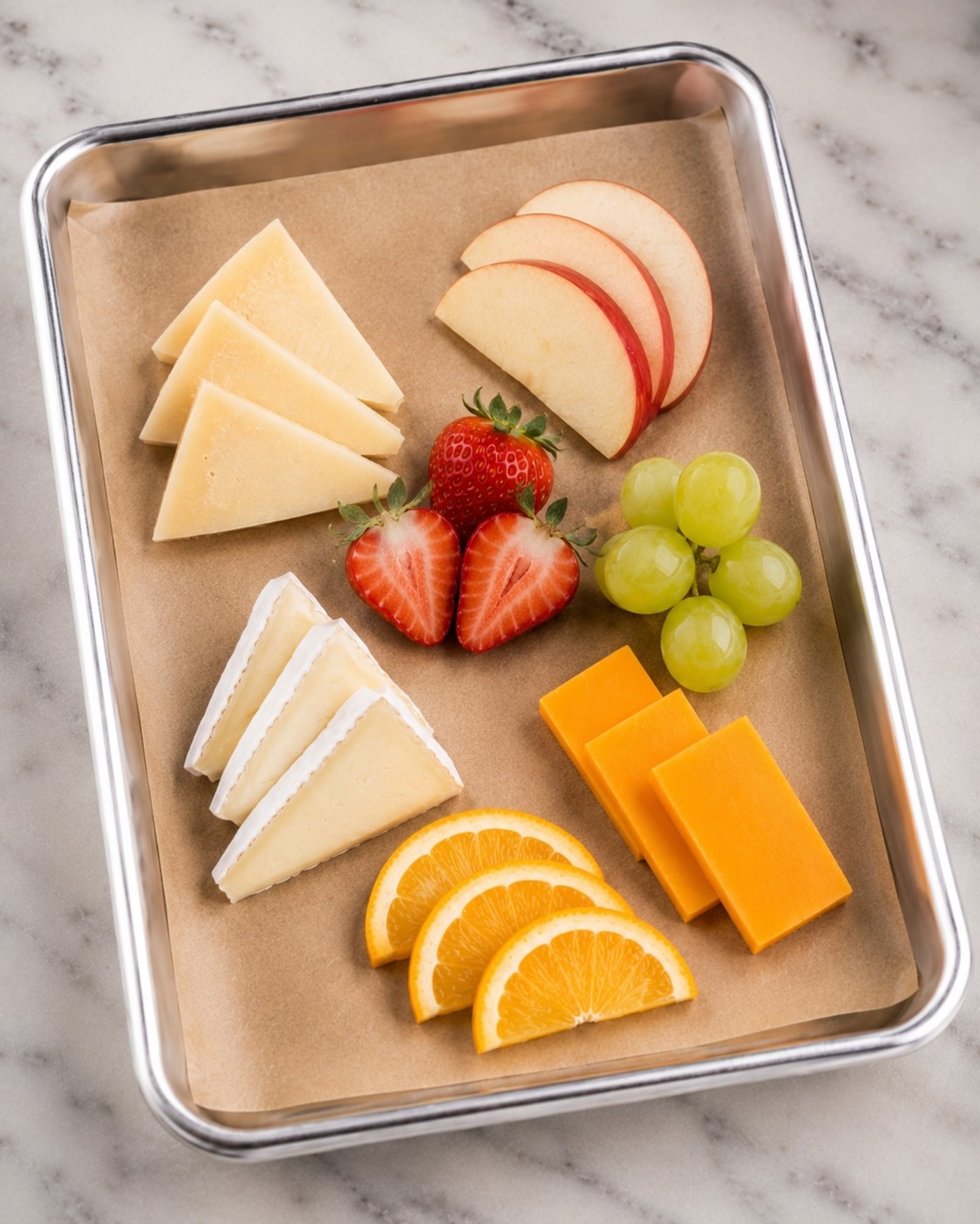 Assorted Cheese & Fruits