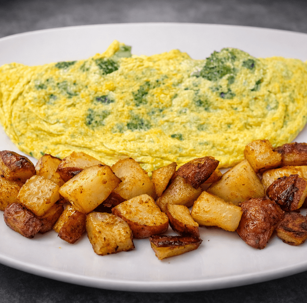 Broccoli and Cheddar Omelet