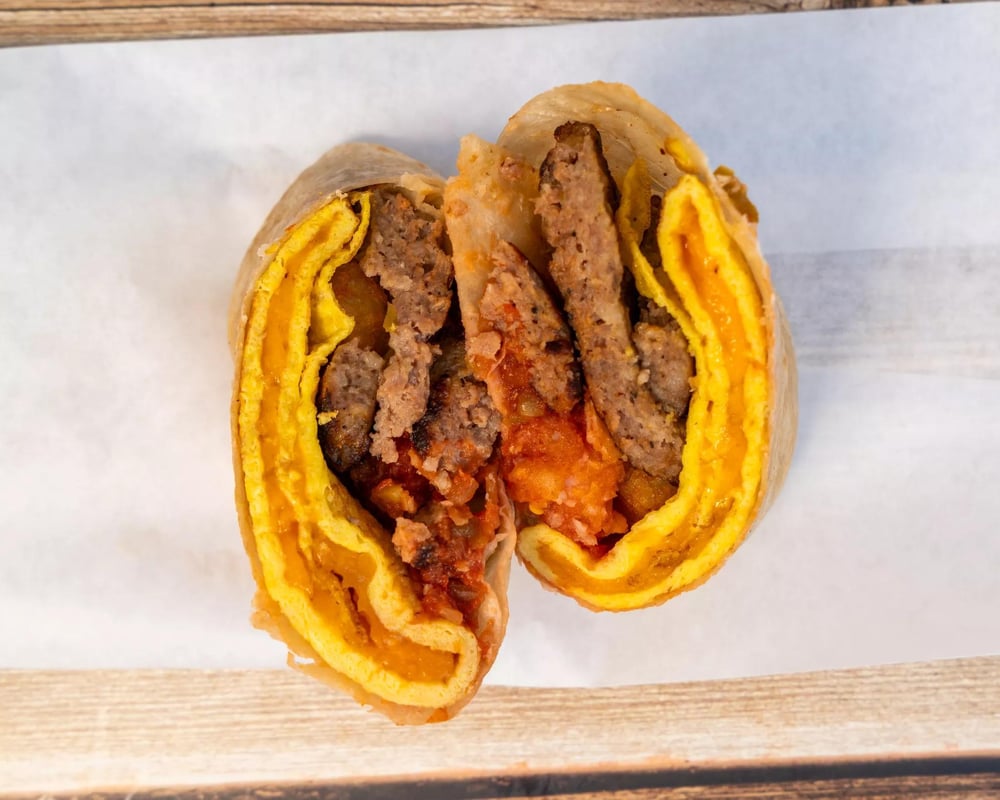 Sausage Hooked Burrito