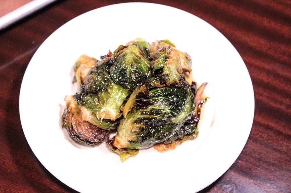 Maple Brussels sprouts