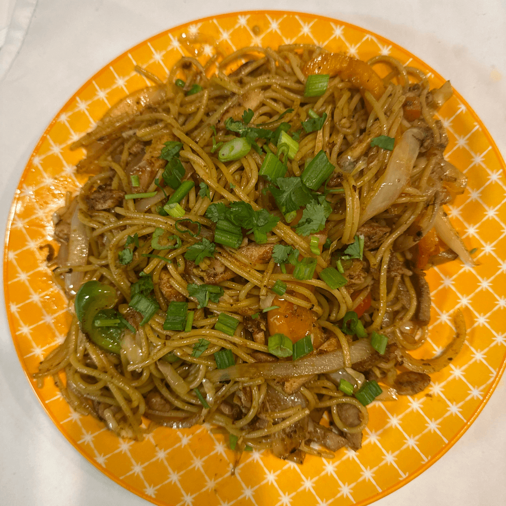 Chicken Noodle Nepali Style
