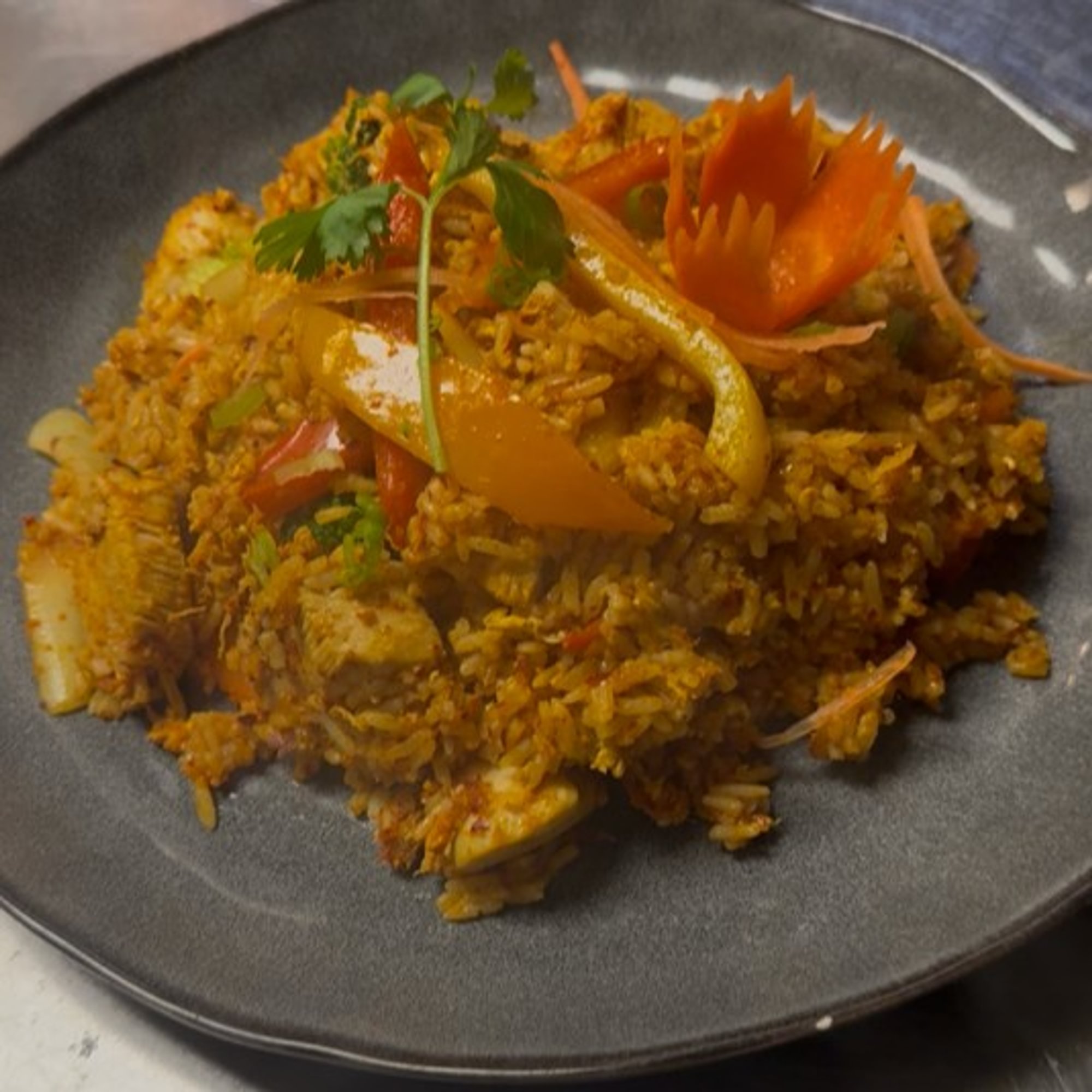 Spicy Herb Fried Rice