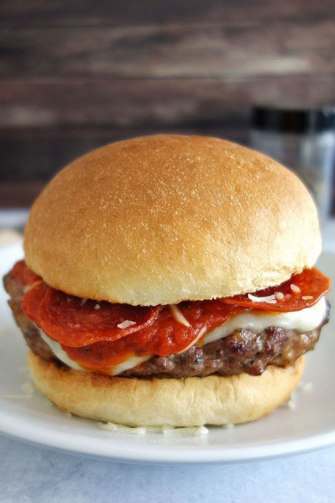 Pepperoni Pizza Burger