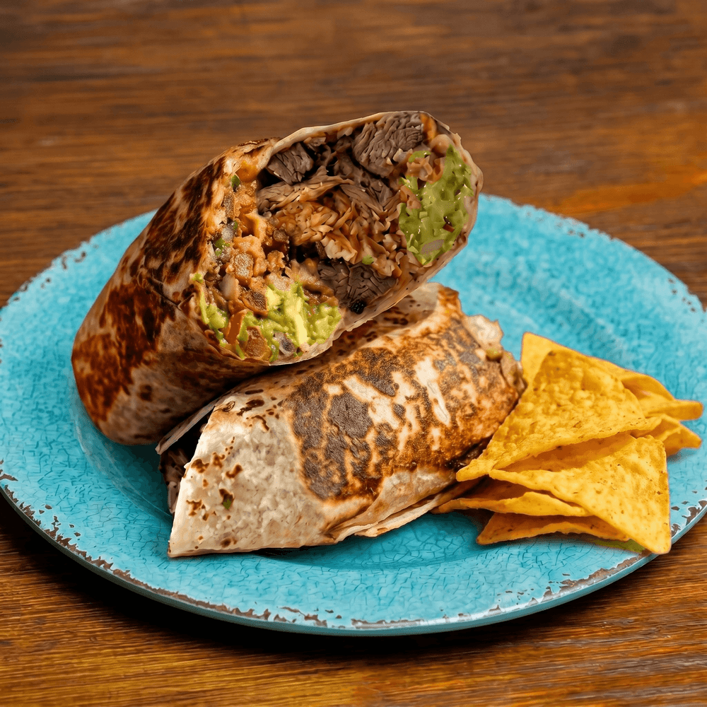 Grilled Skirt Steak Asada Burrito