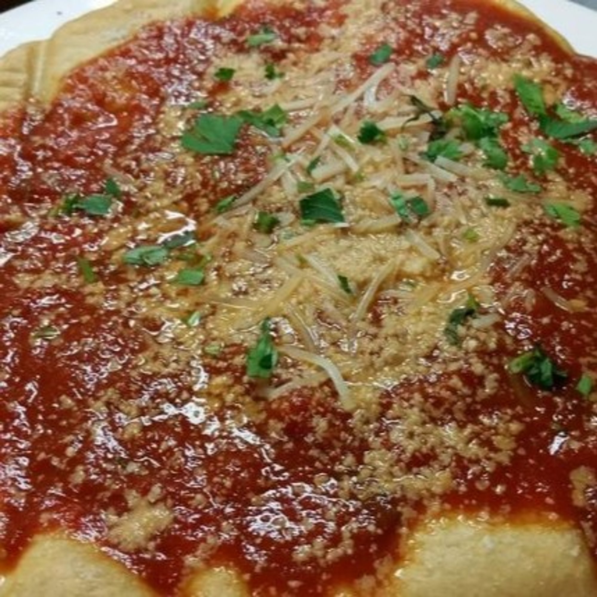 Fried Dough Pizza