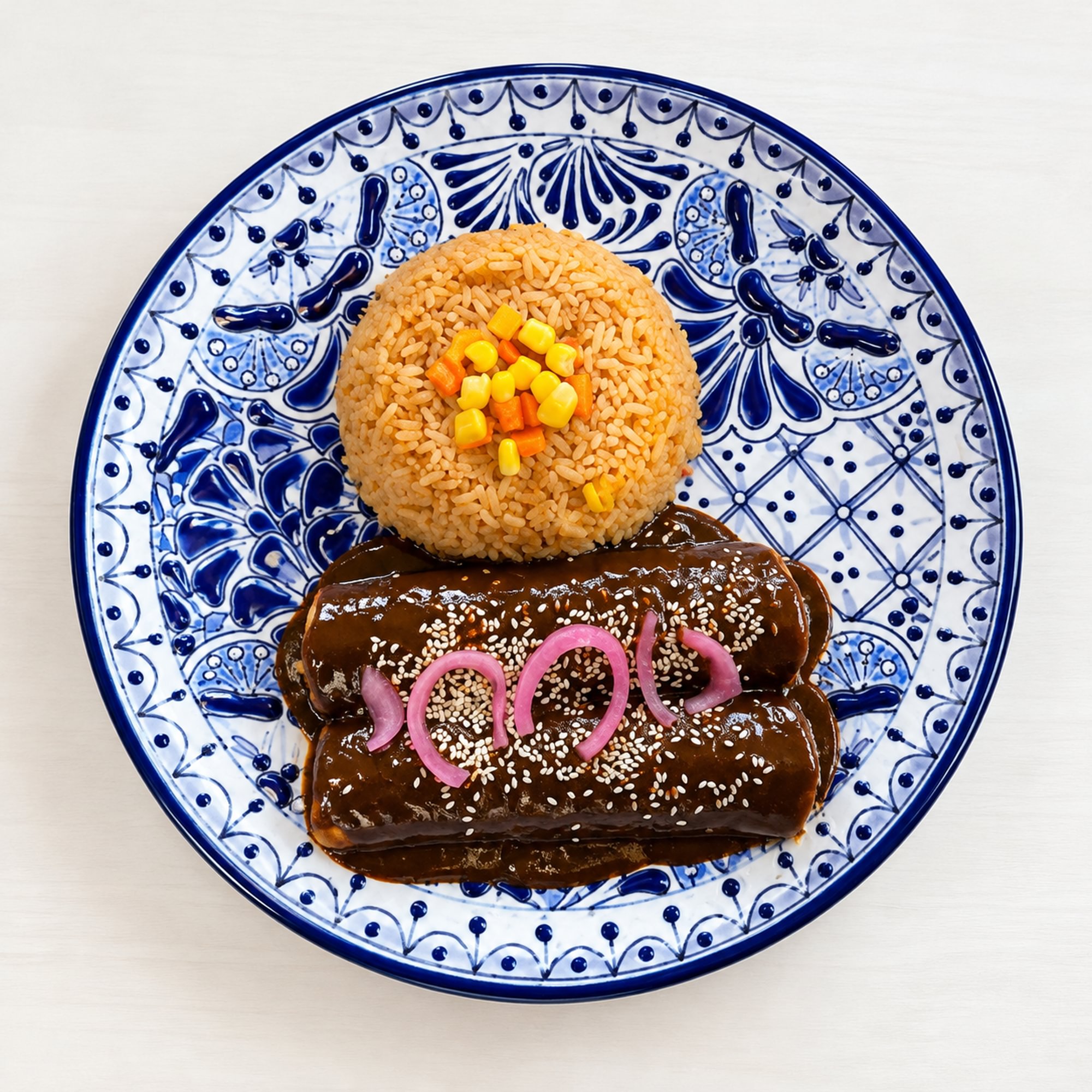 Mole Enchiladas
