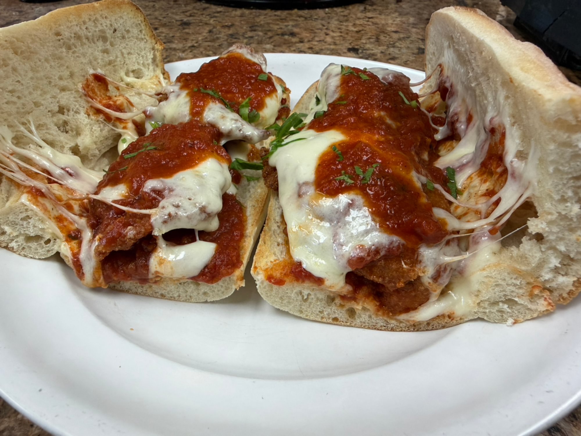 Shrimp Parmigiana Hero