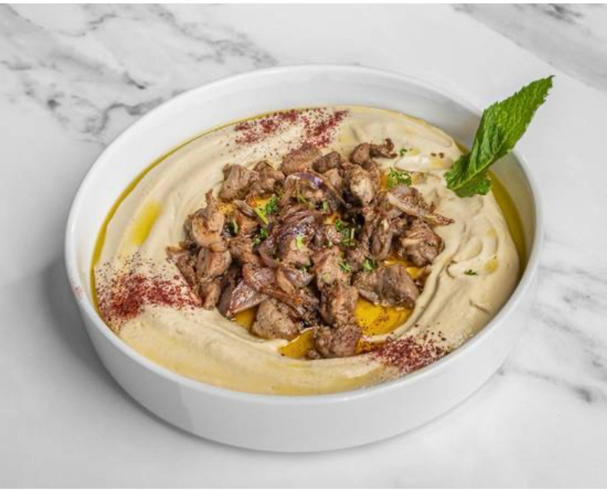 Hummus with Lamb