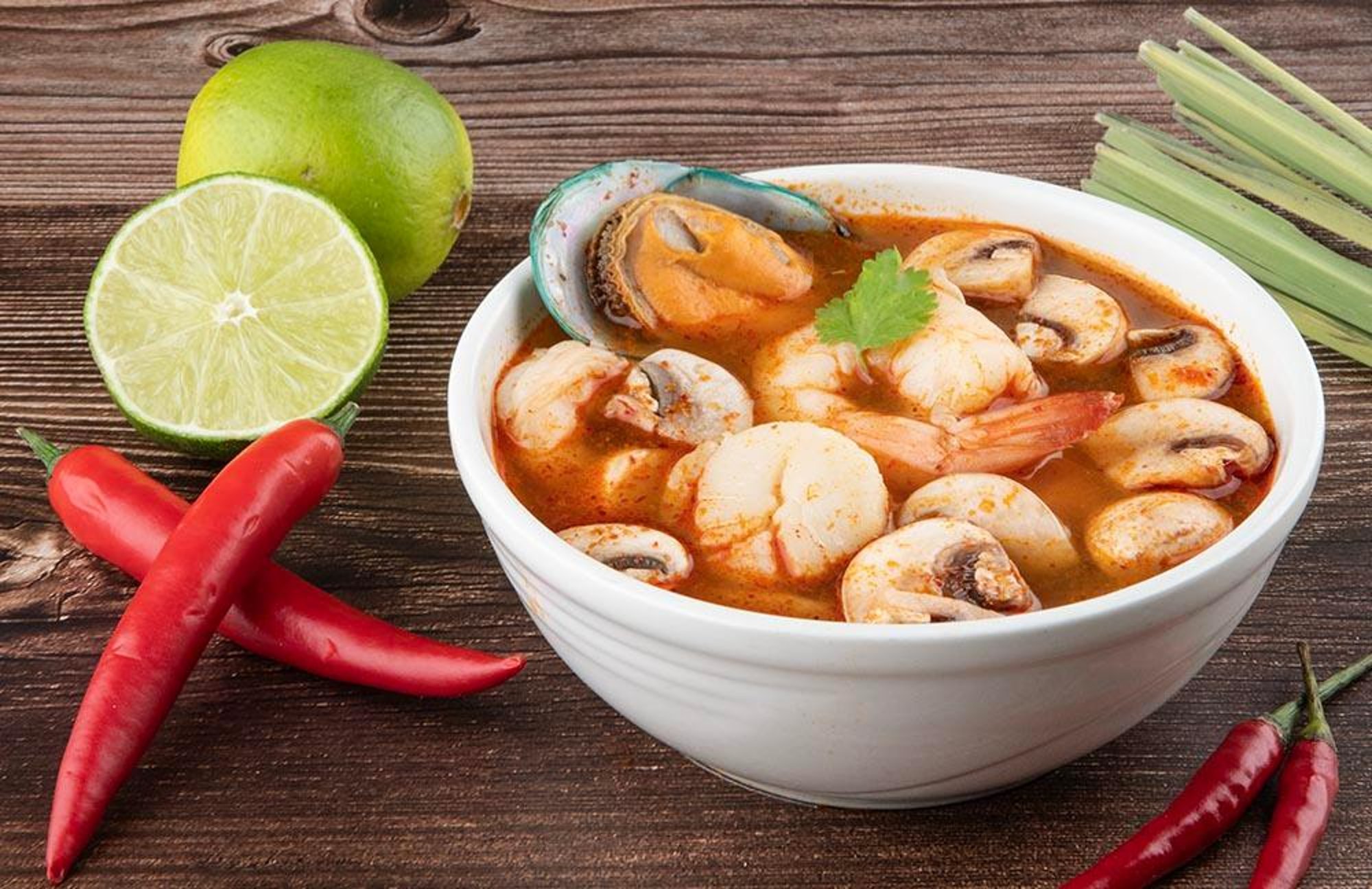 Seafood Tom Yum Soup
