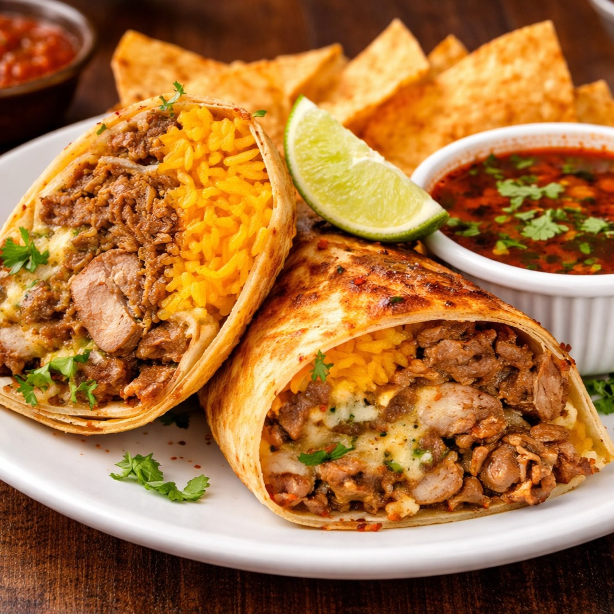Crunchy Birria Burrito
