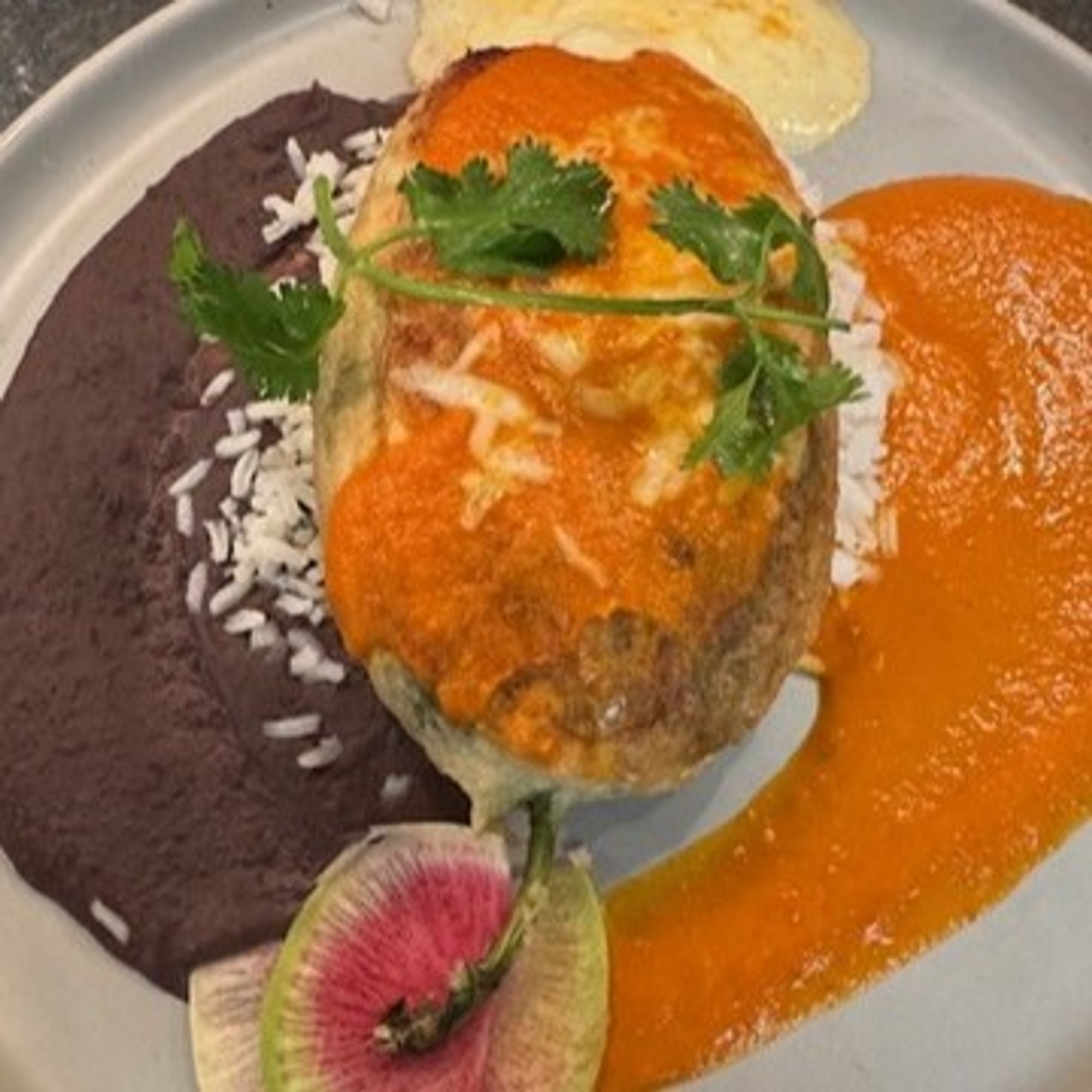Veggie Chile Relleno de Queso