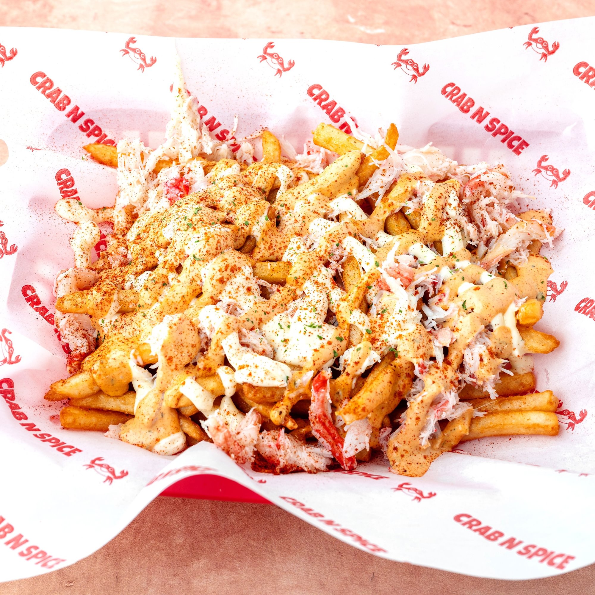 Fries with Crab Meat
