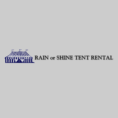 Rain Or Shine Tent Rental Logo