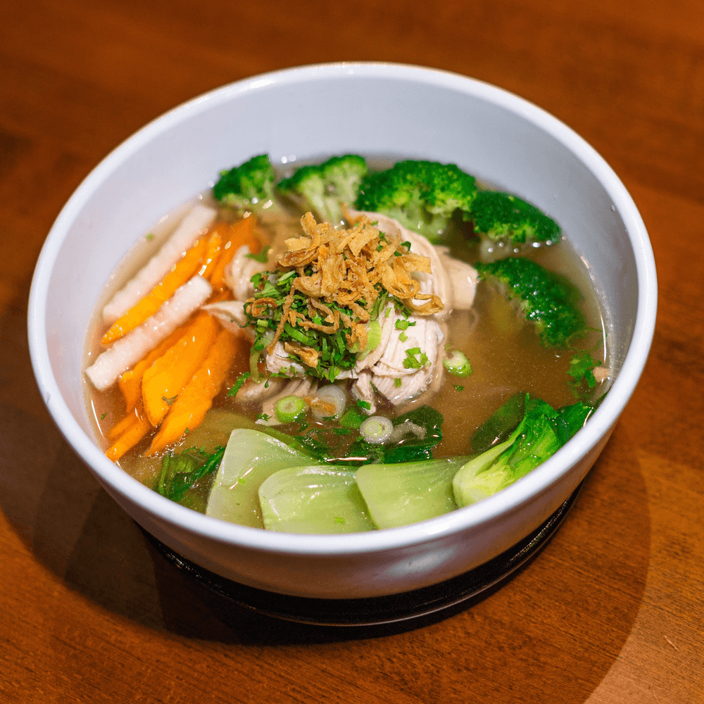 Chicken Rice Noodle Soup