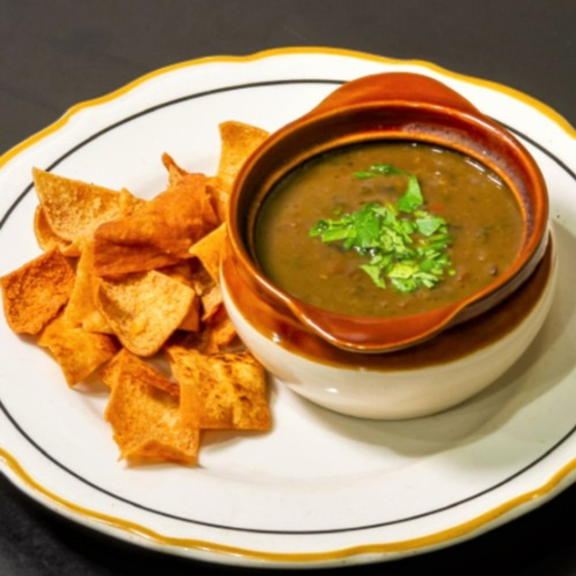 Spinach and Lentil Soup - Bowl