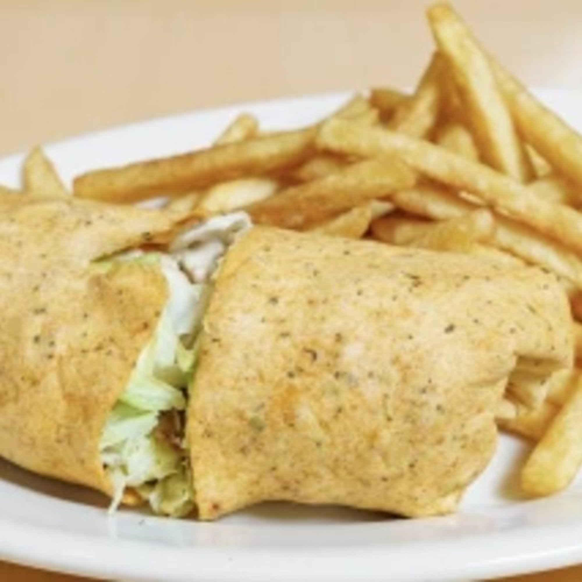 Blackened Salmon Wrap