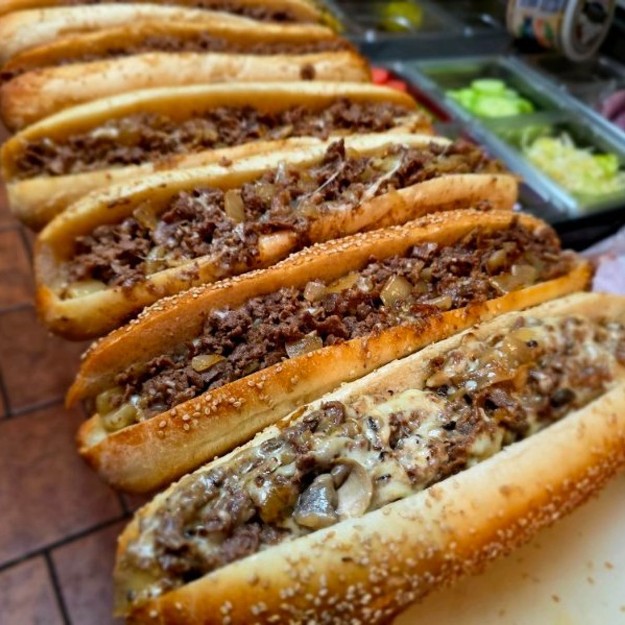Pepperoni Cheesesteak Sandwich 11"