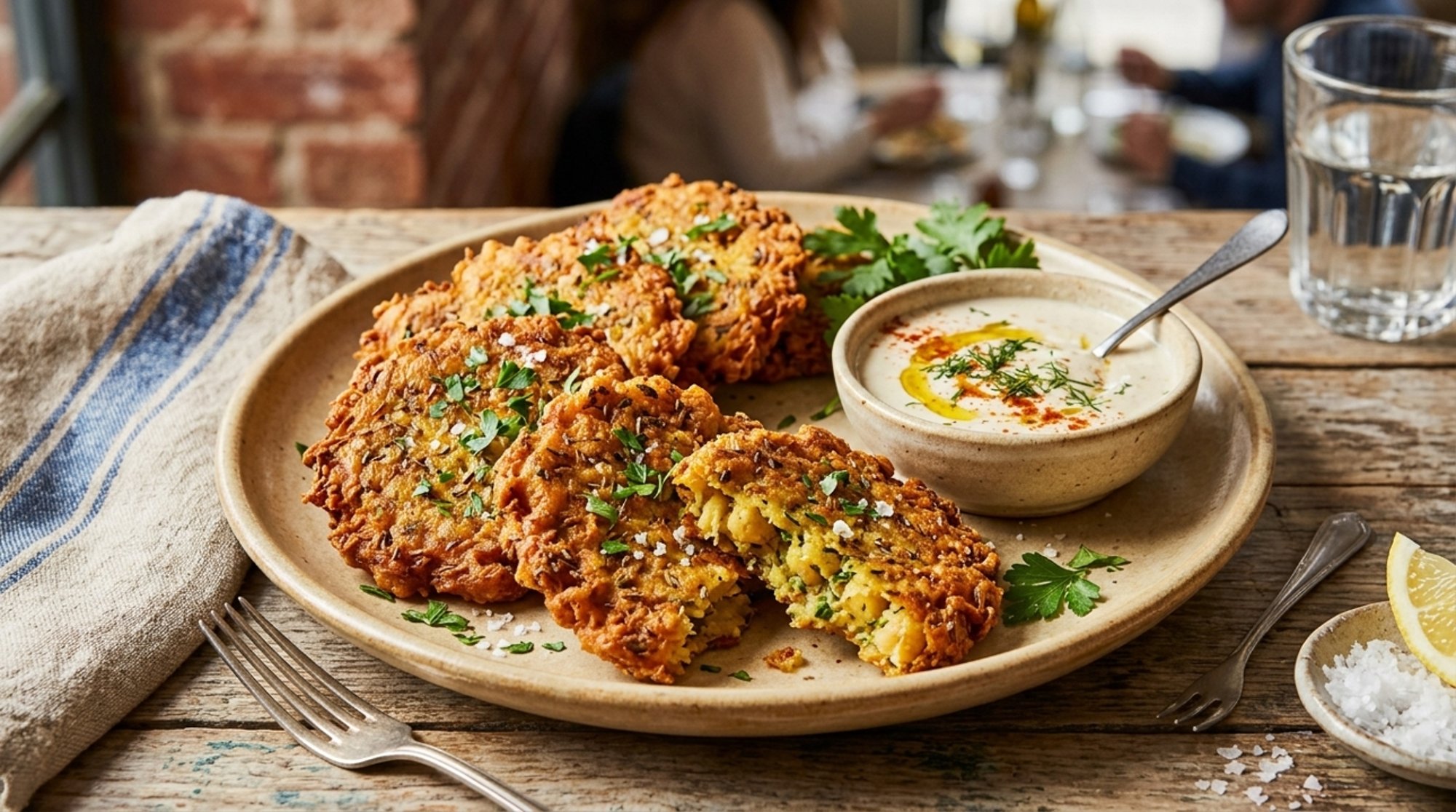 FALAFEL FRITTERS (VE) (VG)