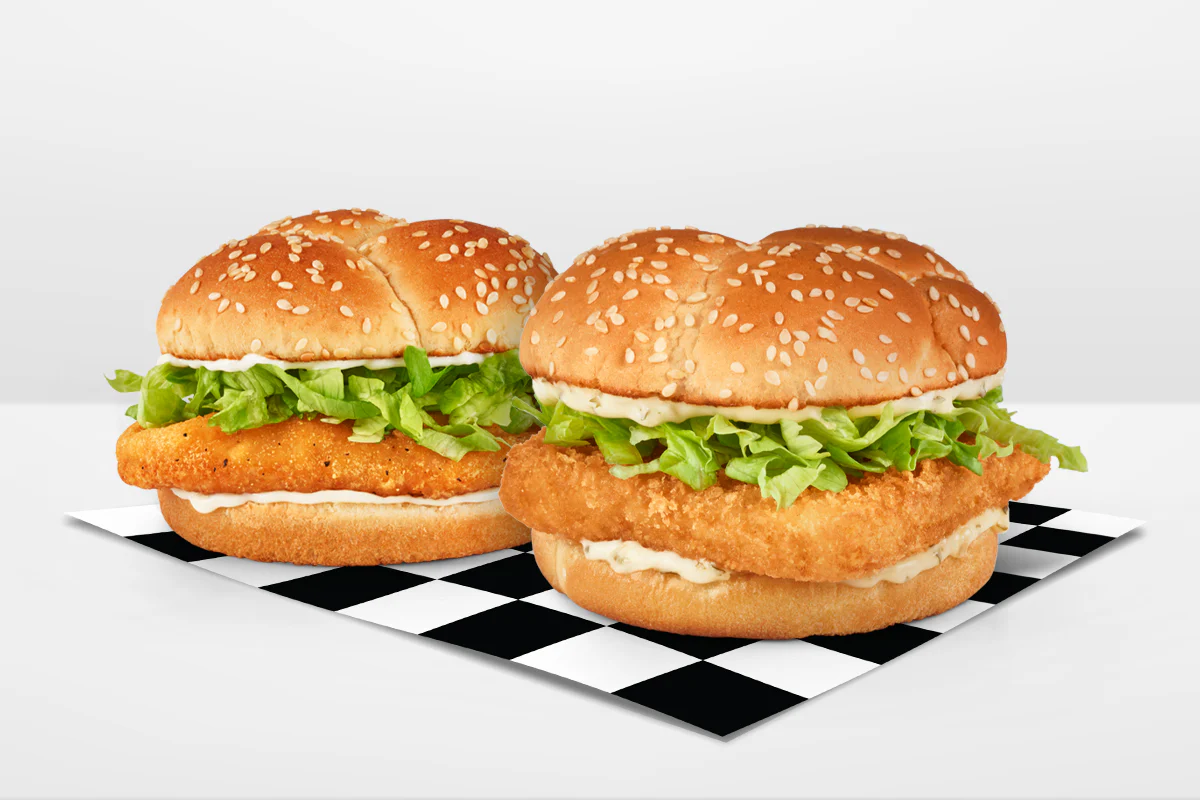 Pick 2  Fish and Spicy Chicken Sandwiches