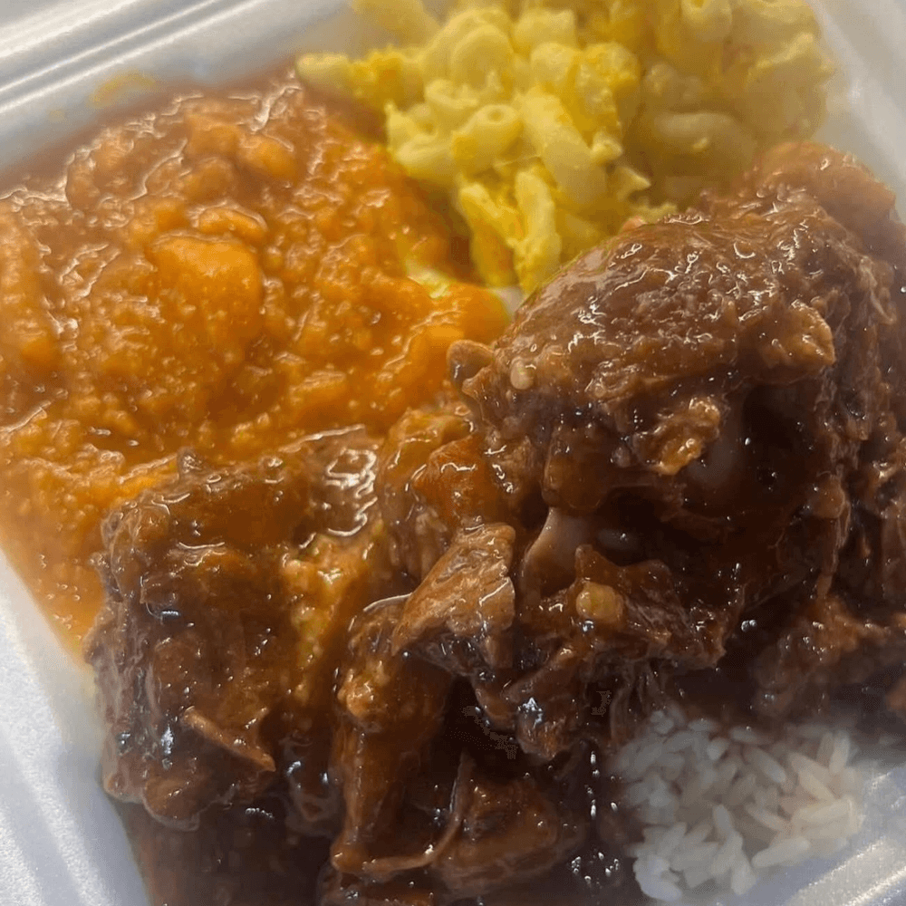 Oxtails with 3 Sides