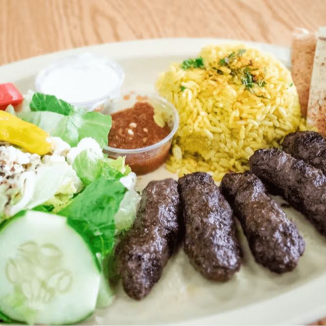 Kufta Kabob Plate