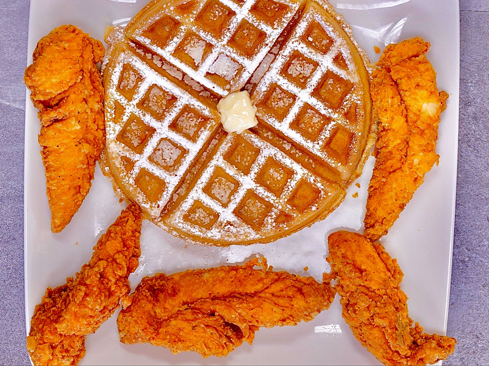9 Tenders 2 Waffles