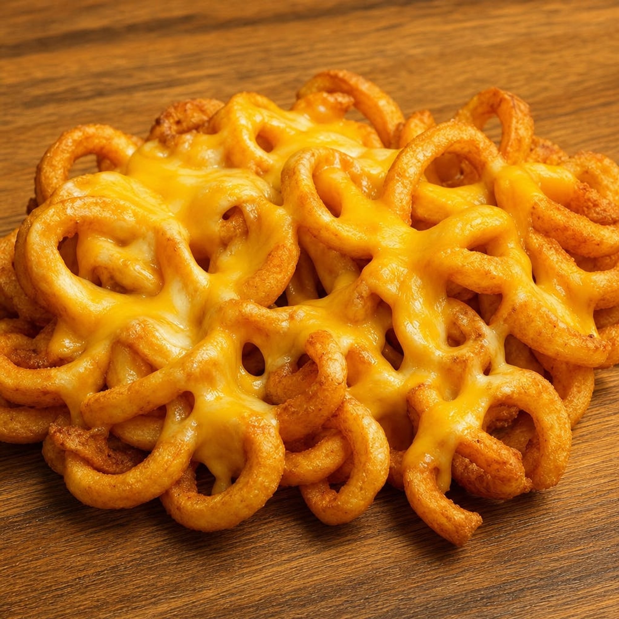 Curly Fries with Cheese