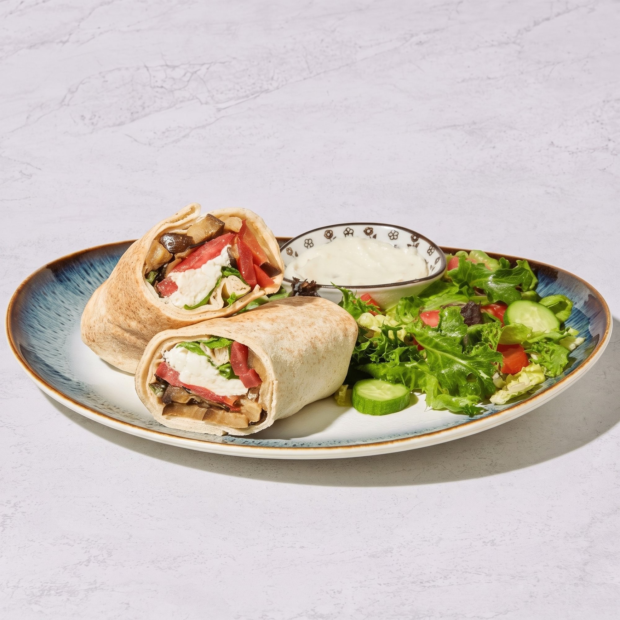 13. Grilled Eggplant Wrap
