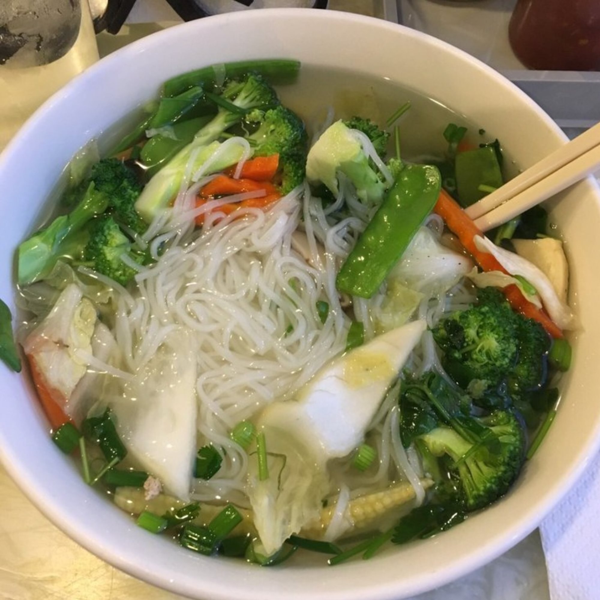 Chicken Rice Noodle Soup