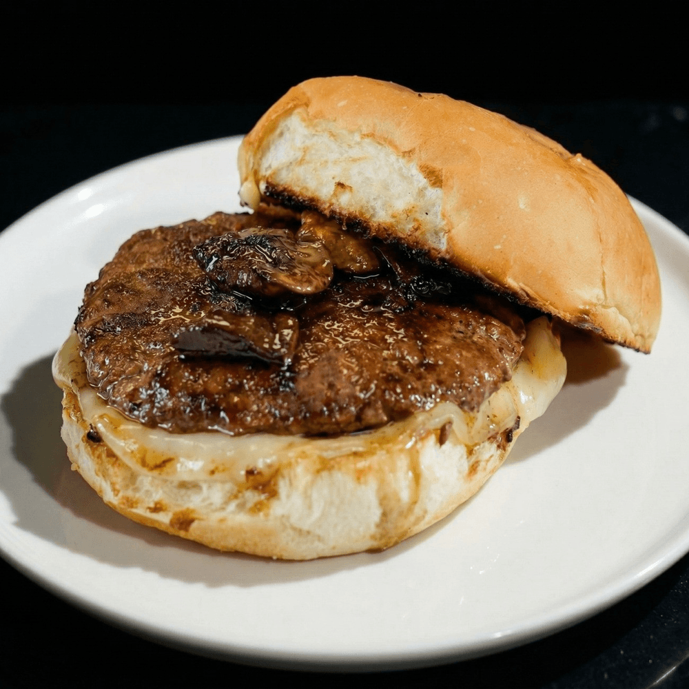 Mushroom Cheeseburger