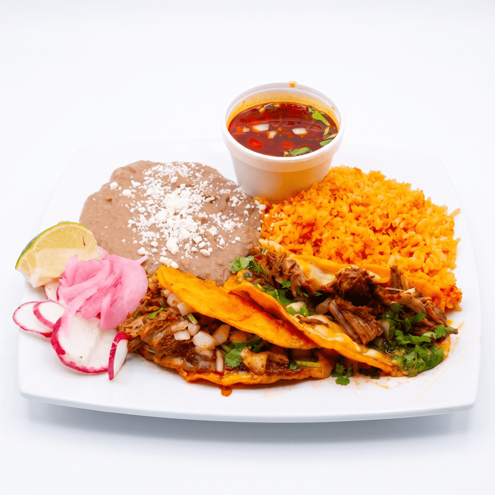Birria Taco Plate Lunch