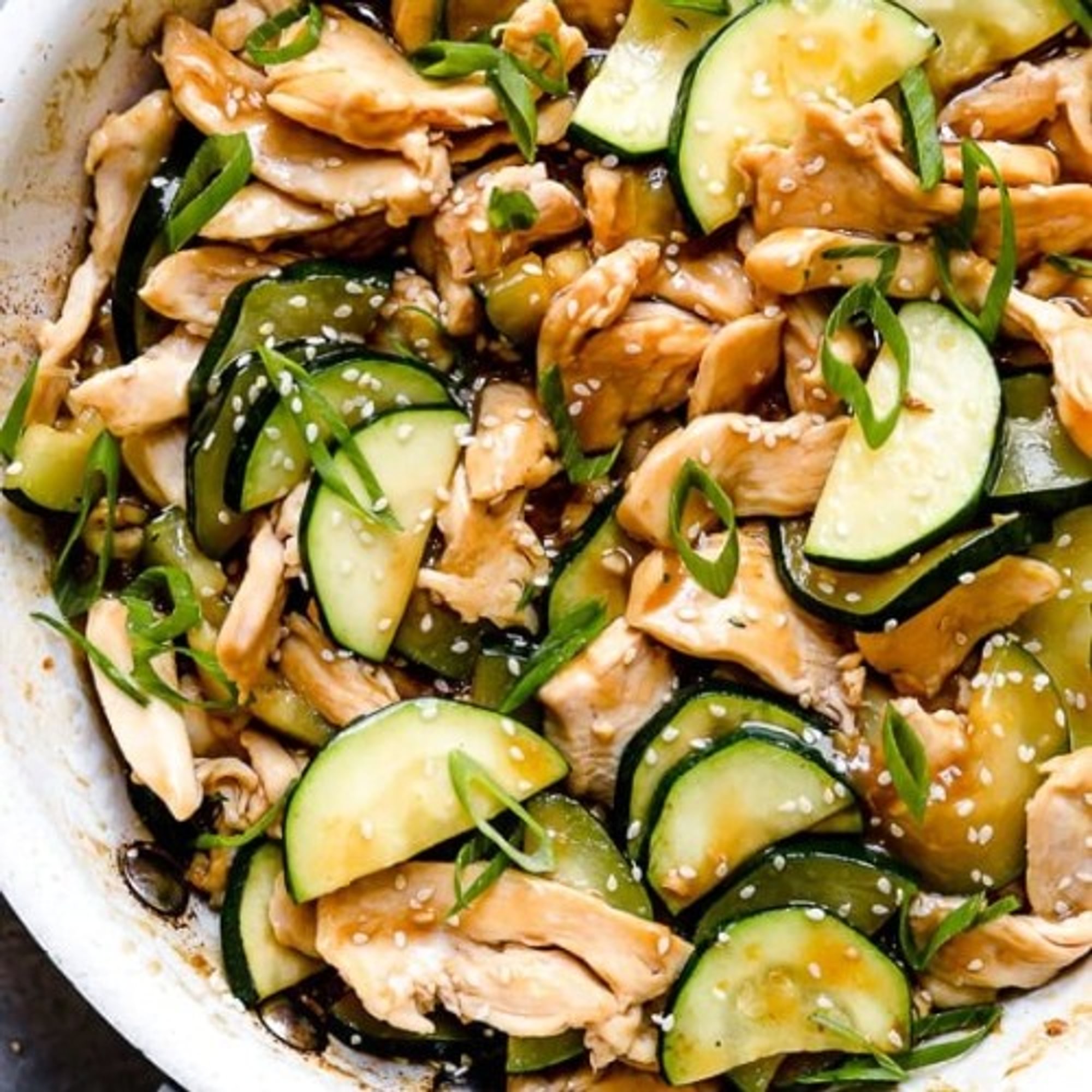Zucchini & Mushroom Chicken