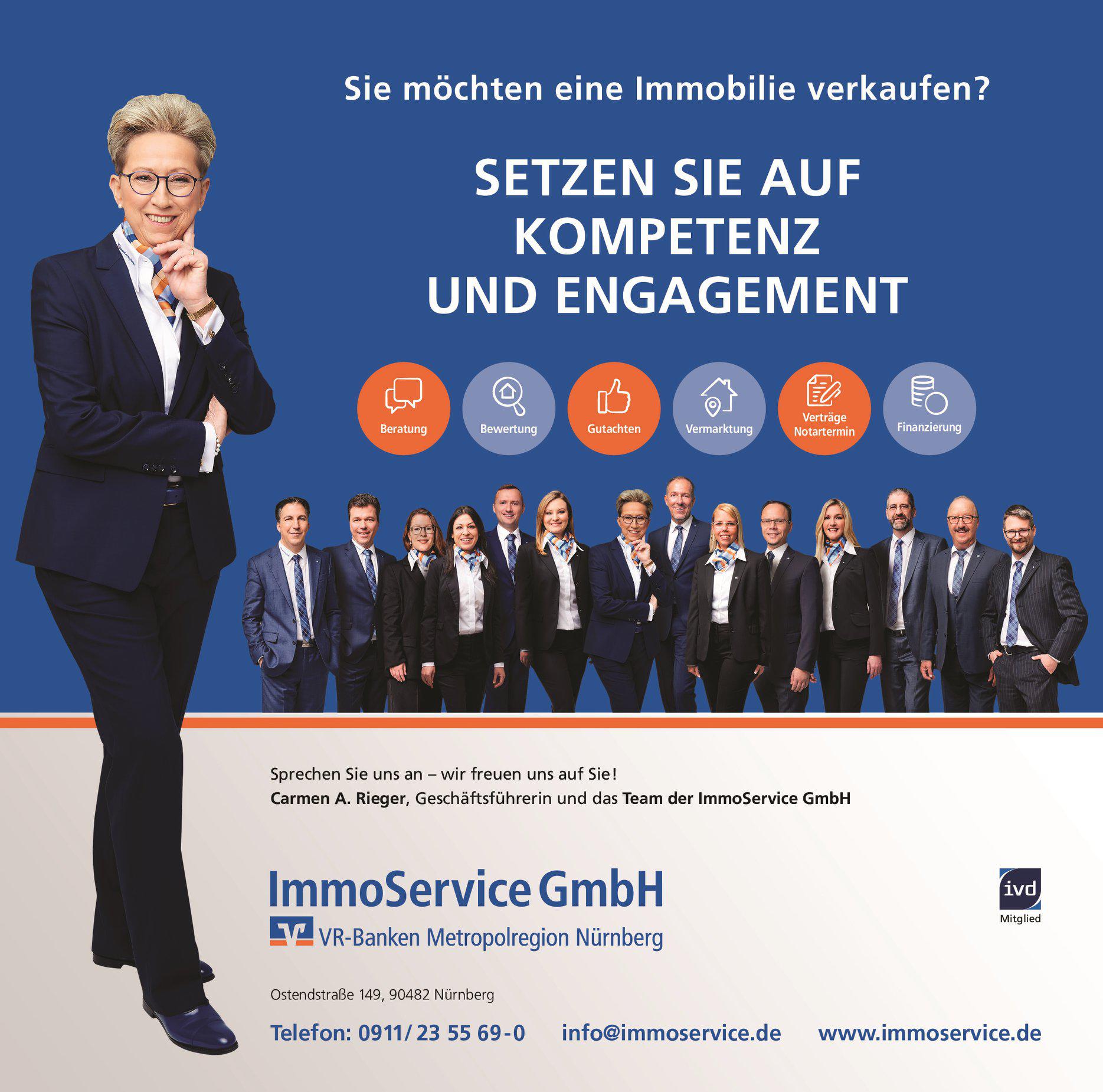 Immo Service GmbH VR-Banken Metropolregion Nbg., Ostendstraße 149 in Nürnberg