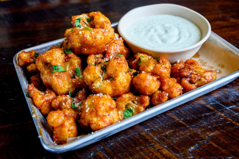 Beer-Battered Cauliflower Wings