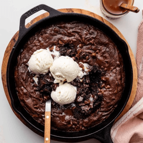 Ghirardelli Triple Chocolate Brownie Skillet