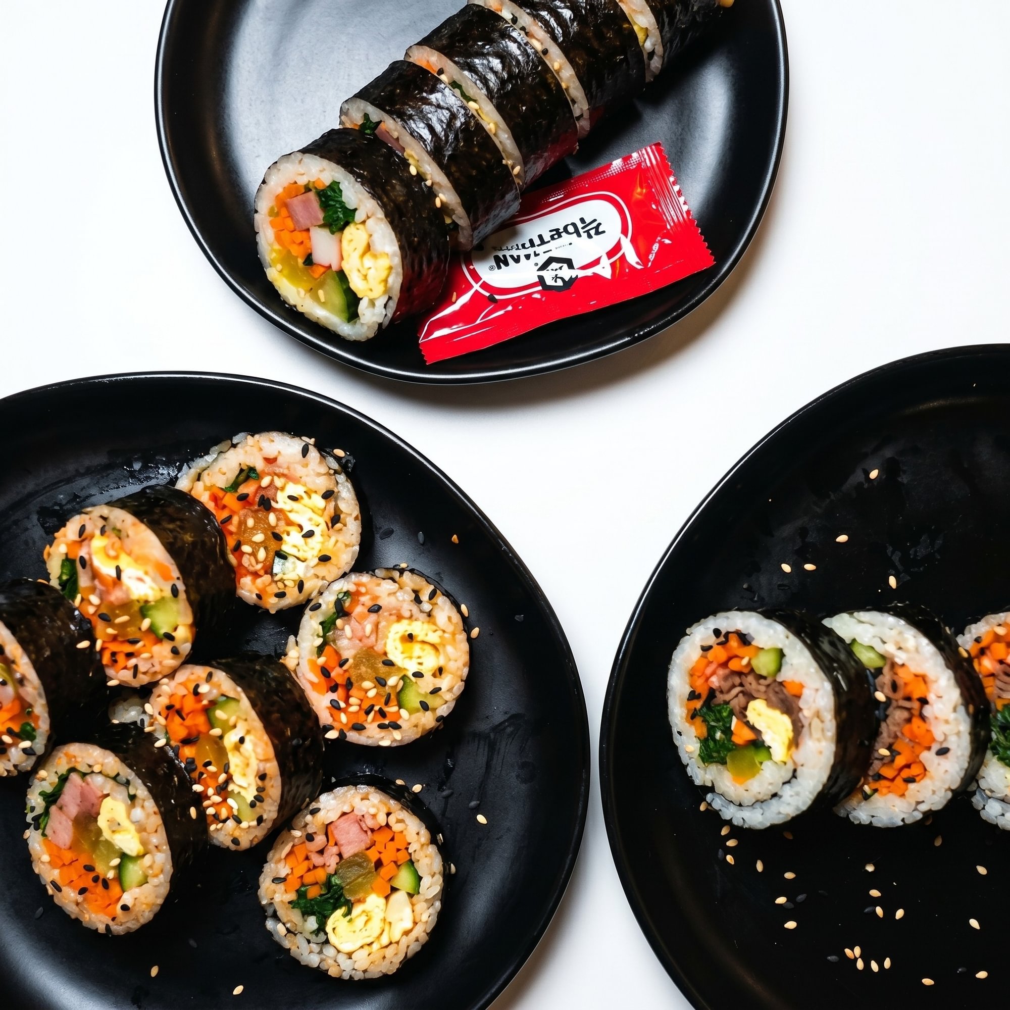 Triple Kimbap Combo
